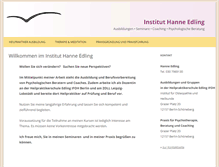 Tablet Screenshot of hanneedling.de